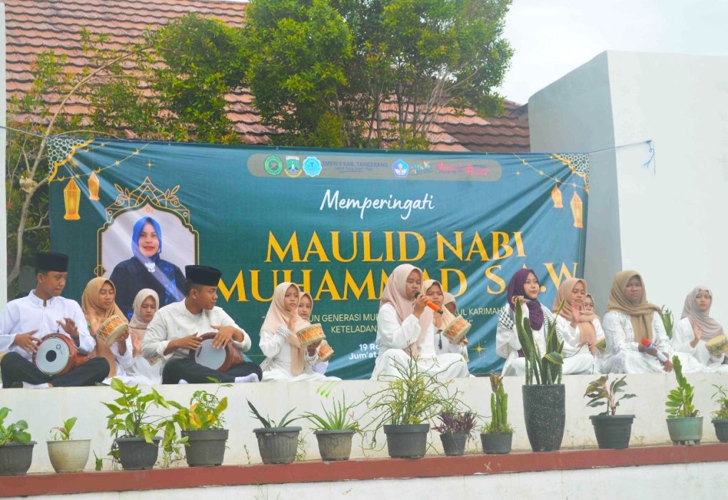 SMKN 9 Kabupaten Tangerang Gelar Peringatan Maulid Nabi Muhammad SAW 1447 H